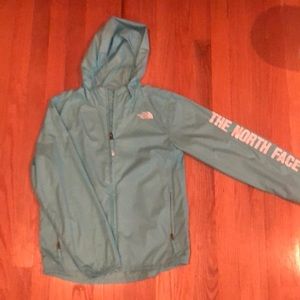 The North Face girls lightweight rain jacket